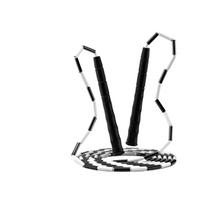 Regulable Length Colorful Beads Jump Rope with Nonslip Handle Durability Plastic Jump Rope for Sports Training balta