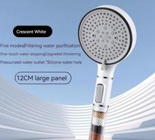 Calcium Sulfite Filter Shower Head - 5-Speed High-Pressure Multi-Function Purifier (Top Mount for Bathroom) balta