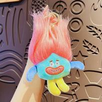 Funny Sausage Lip Plush Keychain Dopamine Style Cute Ugly Monster Bag Charm Couple Gift Pendant