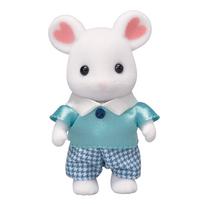 Sylvanian Families Doll Mouse ST Mark Certified Ages Toy Dollhouse Sylvanian Families Epoch [Marshmallow Boy] NE-105 3+ Co., Ltd.