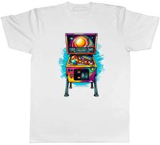 Pinball Mens T-Shirt Arcade Machine Retro Gaming Tee Gift S