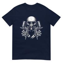 Car Painting Sprayer Skull Spray Gun Automotive Painter Tshirt S
