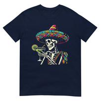 Mexican Skeleton Sombrero Cinco De Mayo Mexican Fiesta Party Tshirt S