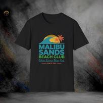 Malibu Sands Beach Club Saved by the Bell T-Shirt | Softstyle Tee XL