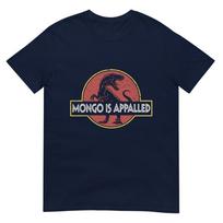 Retro Funny Mongo Is Appalled Vintage Riding Dinosaur Tshirt S