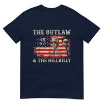 Trump 2024 Flag Outlaw Hillbilly Jdvance 2024 Donald Trump Tshirt S