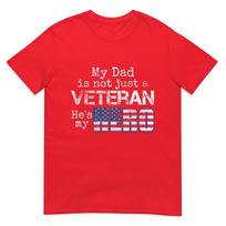 Military Family Veteran Support My Dad Us Veteran My Hero TShirt S