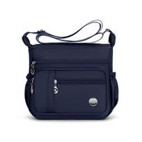 Women's Crossbody Bag with Multiple Compartments S mėlyna