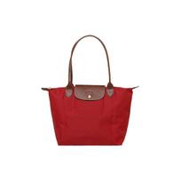 LONGCHAMP Le Pliage Drobės Koldūno Formos Rankinė Per Petį Maža Moteriška Raudona One Size raudona