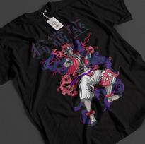 Demon Slayer Shirt Akaza Upper Moon 3 TShirt Tanjiro Kimetsu No Yaiba Muzan Tee S