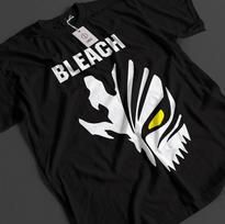 Bleach Anime Shirt Ichigo Bankai TShirt Byakuya Tshirt Aizen Zaraki Unisex Tee S