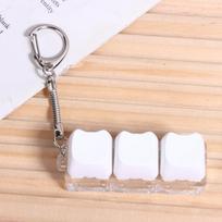 3 Keys Keyboard Anti-stress Toy Mechanical Keyboard Keycaps Keychain Decompression Keyring Gift Fingertip Key Cap Pendant balta