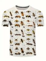 Y2k New Bee Graphic T-Shirt Men Women Summer Casual Trendy Short Sleeve Tshirts 3D Print Animal Clothes Harajuku Kids Streetwear XXS