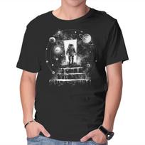 Unisex Crew Neck T-Shirt Across The Universe Graphic Short Sleeve Casual Tee XXXXL