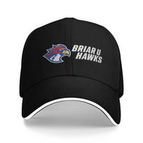 Off-Campus Briar University Hawks Sandwich Baseball Cap Classic Polyester Ice Hockey Sun Cap Men Women Gift Adjustable Adult Hat Adjustable juoda