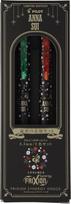 PILOT ANNA SUI Frixion Synergy Knock Ballpoint Green Secret Flower Garden Set Pen, 2-Color Set, 0.5mm, & Red, (LFSK15AS25H2C)