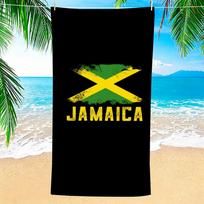 Towel Microfiber Beach Towel, Quick-Dry, Sand-Free, Ultra-Fine Fiber, Super Soft. J-Jamaica Flags 60x35CMSYJ60