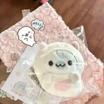 Adorable Plush Seal Keychain for Cute Life in The Corner Sunflower Seed Bag Toy for Girls Heart Furry Book Bag Hanging Ornament