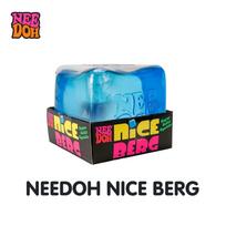 8,5 cm NeeDoh Nice Berg Sensorinis Streso Malšintuvas Fidget Įrankis Nerimui & Susikaupimui Stalo Sensorinis Kubas Dovanos