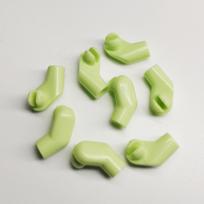 100 vnt. „Pasidaryk pats“ MOC 981 statybinių kaladėlių figūrėlėms dalys Kūno daliai Rankai, kairėje 100pcs
