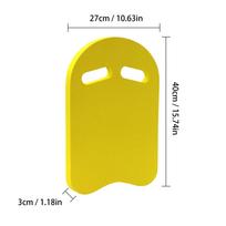 Kickboard Swimming Training Kick Board EVA Foam Floating Board U-Shaped Kickboard for Kids Adults Water Pool Accessories geltona