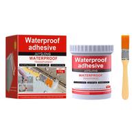Transparent Waterproof Sealant Wall Leak Repair Sealer Multi Surface Application with Brush for Home Waterproof Coating