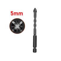 3-12mm Cross Hex Tile Drill Bits Set For Glass Ceramic Concrete Hole Opener Brick Hard Alloy Triangle Bit Tool Kit