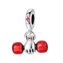 Sports Themed DIY Bracelet Charms Dumbbell Football Basketball Baseball Beads
