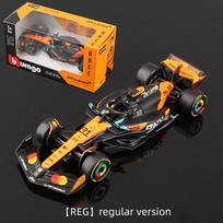 Bburago 1:43 2025 McLaren Racing MCL39 F1 Alloy Model Formula Auto Toy #4 Norris #81 Piastri Die Cast Static Miniature gray