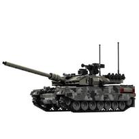 66058 Leopard 2A7 main battle tank model - challenging military assembly building blocks for boys, cross-border toys