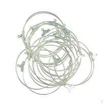 20 Pieces Beading Hoop Loop Earring Ear Wire DIY Making Ring Findings Jewelry