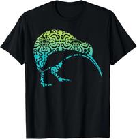 Maori Kiwi Tribal Aboriginal New Zealand Bird Art Vintage Gift Unisex T-Shirt S