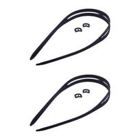 2Pcs High Elastic Swim Goggle Band Wear Resistance Swimming Goggle Lanyard with Lock Clamps for Water Sports Dives juoda