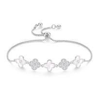 Barbie Bracelet [ Crystal*Lucky Four-leaf Clover] Exquisite and versatile, niche luxury design, daily student party bestie style O-Ba2605011 balta