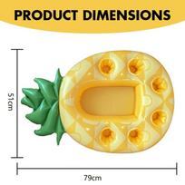 Inflatable Pool Drink Holder Floating Cup Holder for Adults and Kids Swimming Party Beach Water Decoration Accessories