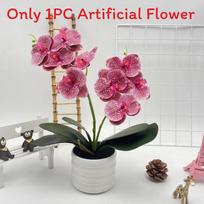 Phalaenopsis Synthetic Flower Plant For Wedding Celebrations Garden Photography Scene Decoration Light Purple