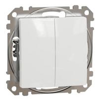 2 klavišų perjungiklis Schneider Electric Sedna Design SDD111108 (baltas)