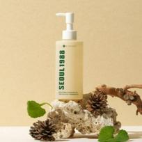 Seoul 1988 Pine Cica Cleansing Oil 200ml | Pine Cica 1% + Probiotics | Deep Pore & Blackhead Cleansing Oil 200ml