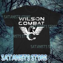 New Wilson Combat Logo Men's T-shirt funny size S to 5XL XS