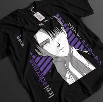 Attack On Titan Shirt Levi AckerUnisex Tshirt AOT TShirt Anime Unisex Graphic Tee S