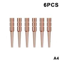 Metal Cribbage Pegs Set of 6 Suitable 1/8 Inch Holes Tapered Replacement Pins for Cribbage Board Tournament A4