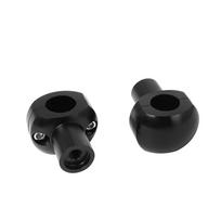 Motorcycle Black 22Mm 7/8  Round Handlebar Riser For Honda Suzuki Yamaha Kawasaki