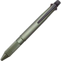 Mitsubishi Pencil Jetstream Metal Edition Dark Green Pen Easy to Write With 4&1 0.5mm Multi-Function - MSXE5200A5.7 gray