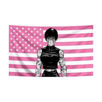Jujutsu Kaisen Maki Zenin Tapestry Heavenly Restriction Anime Fan Wall Hanging Aesthetic Background Cloth For Bedroom Dorm Room 40X60CM