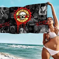Classic G-Guns N-N R-Rose Band Microfiber Blanket Quick Drying Beach Towels Oversized Printing Super Absorbent Towel Blanket Cotton 30x30cm