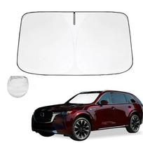 Windshield Sun Shade For Mazda Cx90 Cx-90 Sunshade Sun Visor Protector Foldable Blocks Uv Rays Keep Your Car Cooler