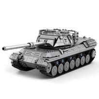 1273PCS World of Tanks Leopard 1 Main Battle Tank Building Blocks Cold War Classic Tank Military Model Toy Gift For Adult Gamers