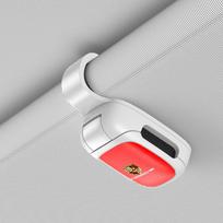 Automobilio skydelis nuo saulės Laikiklis akiniams Saulės akinių dėklas Klipsas akiniams Porsche Cayenne Panamera Macan Boxster Cayman 718 911 Lipdukas