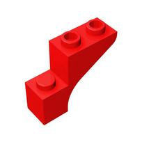 10PCS 88292 MOC Bricks 1x3x2 Brick Arch 30PCS Assembles Particles Blocks Compatible 88292 DIY Enlighten Building Pieces Accessor 10PCS raudona
