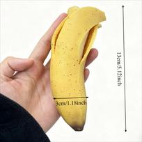 Didelis Banano Squishy Žaislas Fiktyvus Bananas Suspaudžiamas Žaislas Squishy Streso Atsarginis Fidget Žaislas Lėtai Keliantis Stalo Aksesuaras Suaugusiems Dovanos yellow